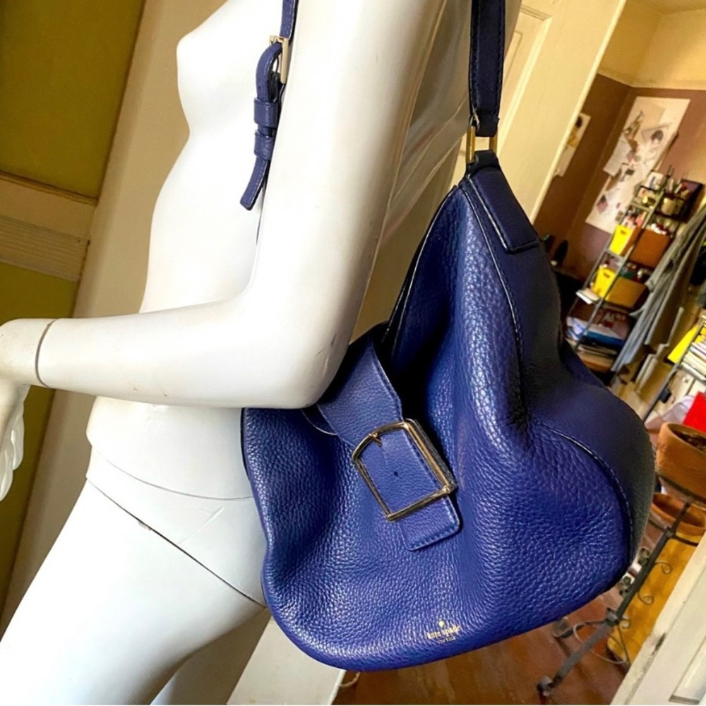KATE SPADE royal blue leather
